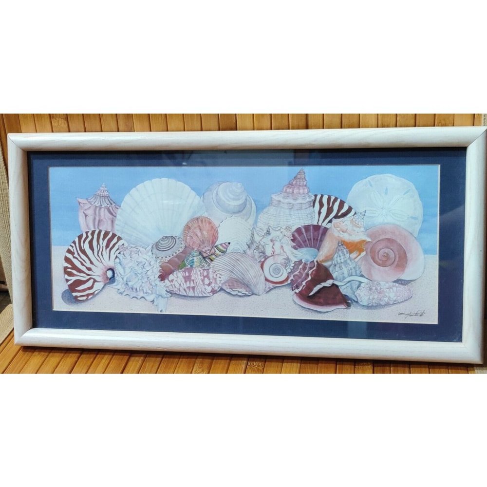 Frank Hulick Golden Hill Wildlife Seashell Paintings Graphics Prints 2001 Signed